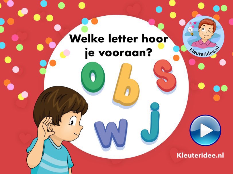 Letters :: Afstandslerenkleuters